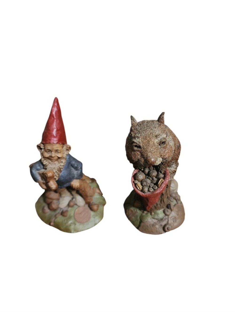Wolfe Vintage Resin Figurines